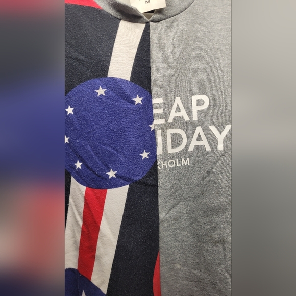 Mens Cheap monday Team banner logo sweat stockholm sweater medium - Picture 2 of 9